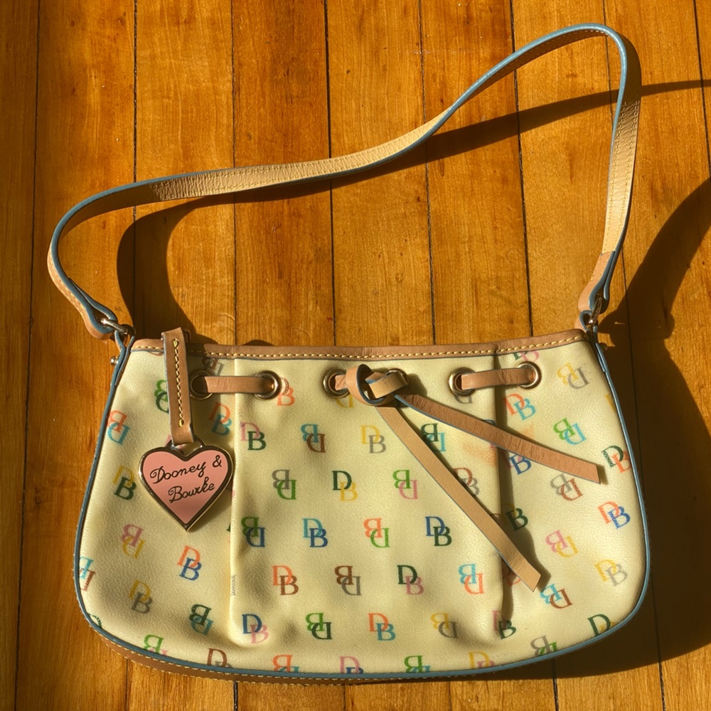 Dooney & Bourke vintage rainbow shoulder bag